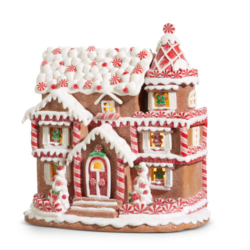 11&quot; Peppermint Gingerbread House