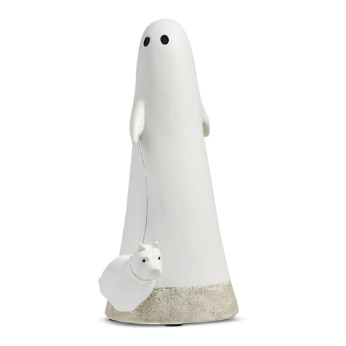 Ghost &amp; Ghost Dog Figurine