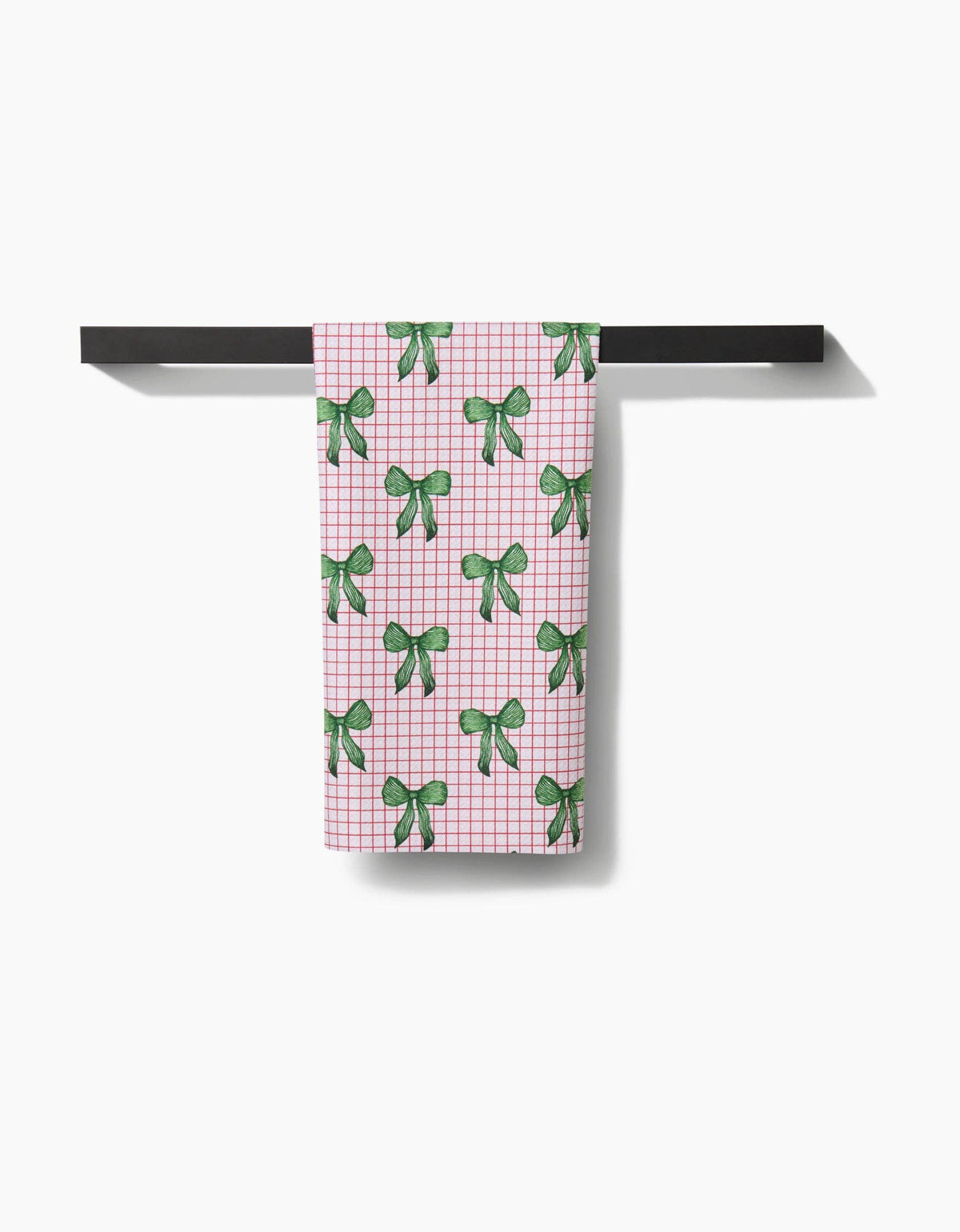 Ribbon And Cheer Tea Towel by Geometry - The Preppy Bunny