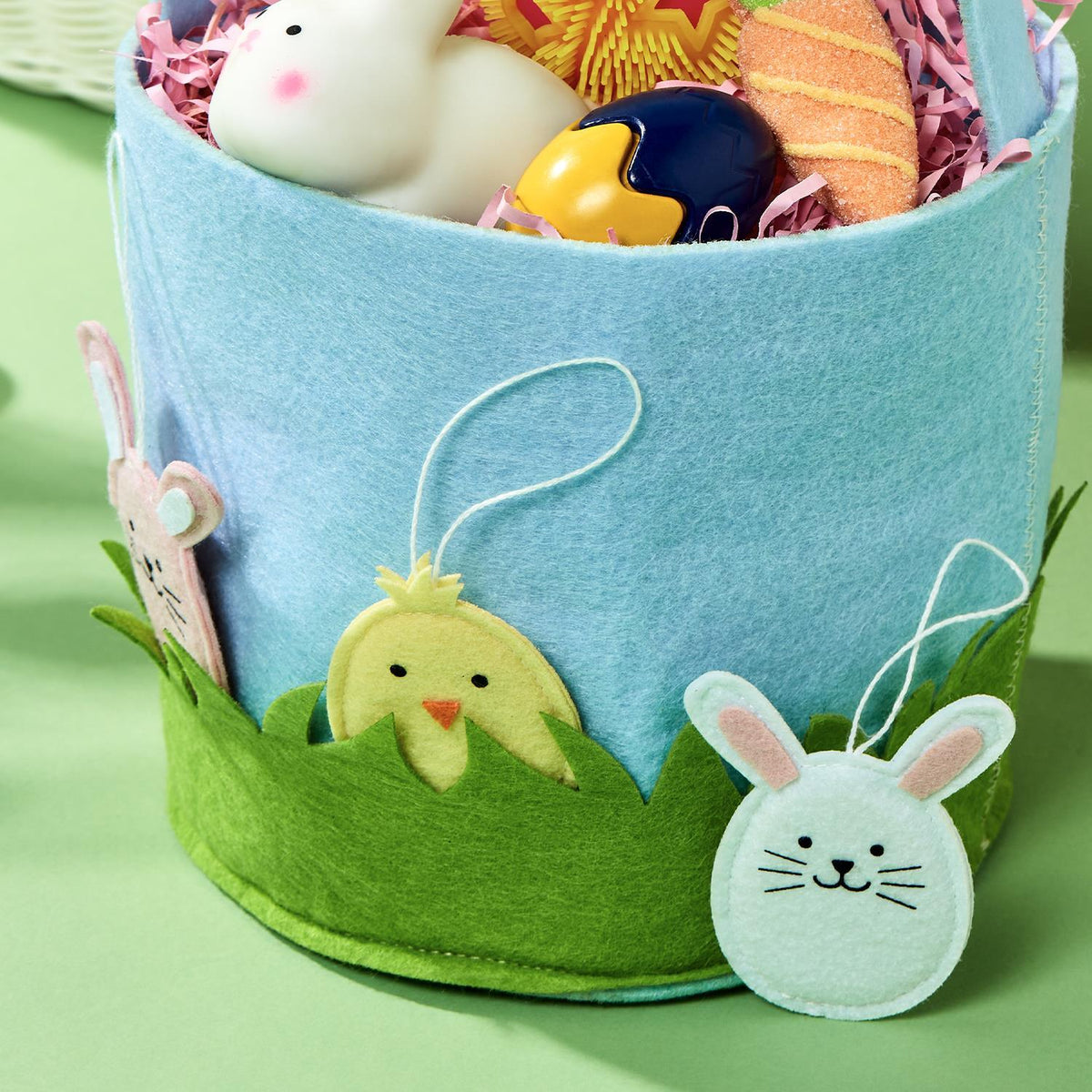 Egg Hunt Hand-Crafted Felt Easter Basket