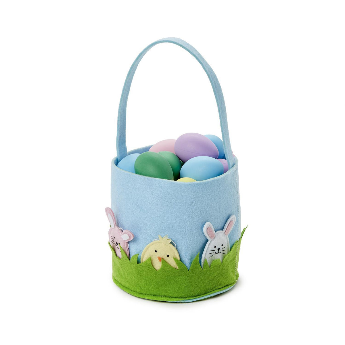 Egg Hunt Hand-Crafted Felt Easter Basket