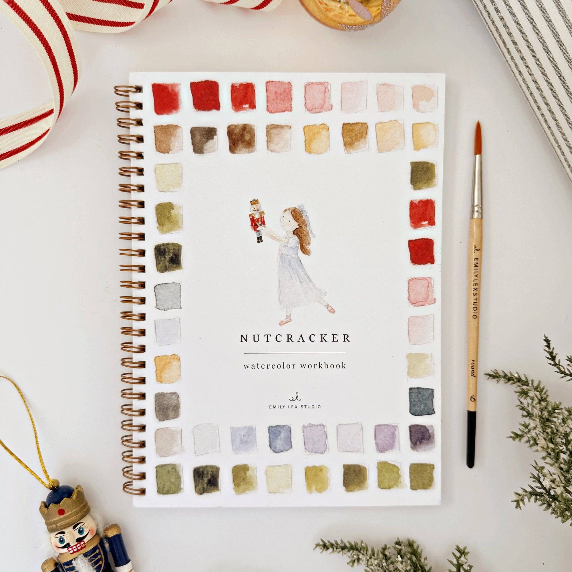 Nutcracker Watercolor Workbook - The Preppy Bunny