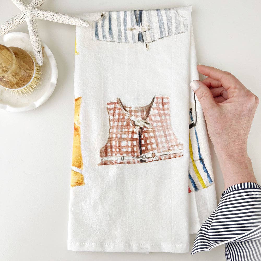 Boat Coats Tea Towel - The Preppy Bunny