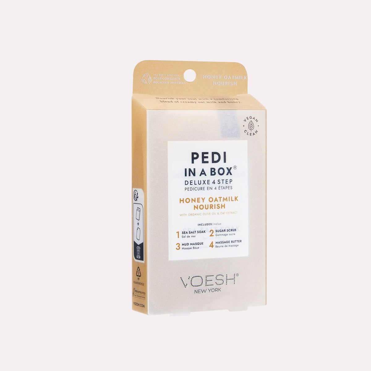 Pedi in a Box 4 Step - Honey Oatmilk - The Preppy Bunny