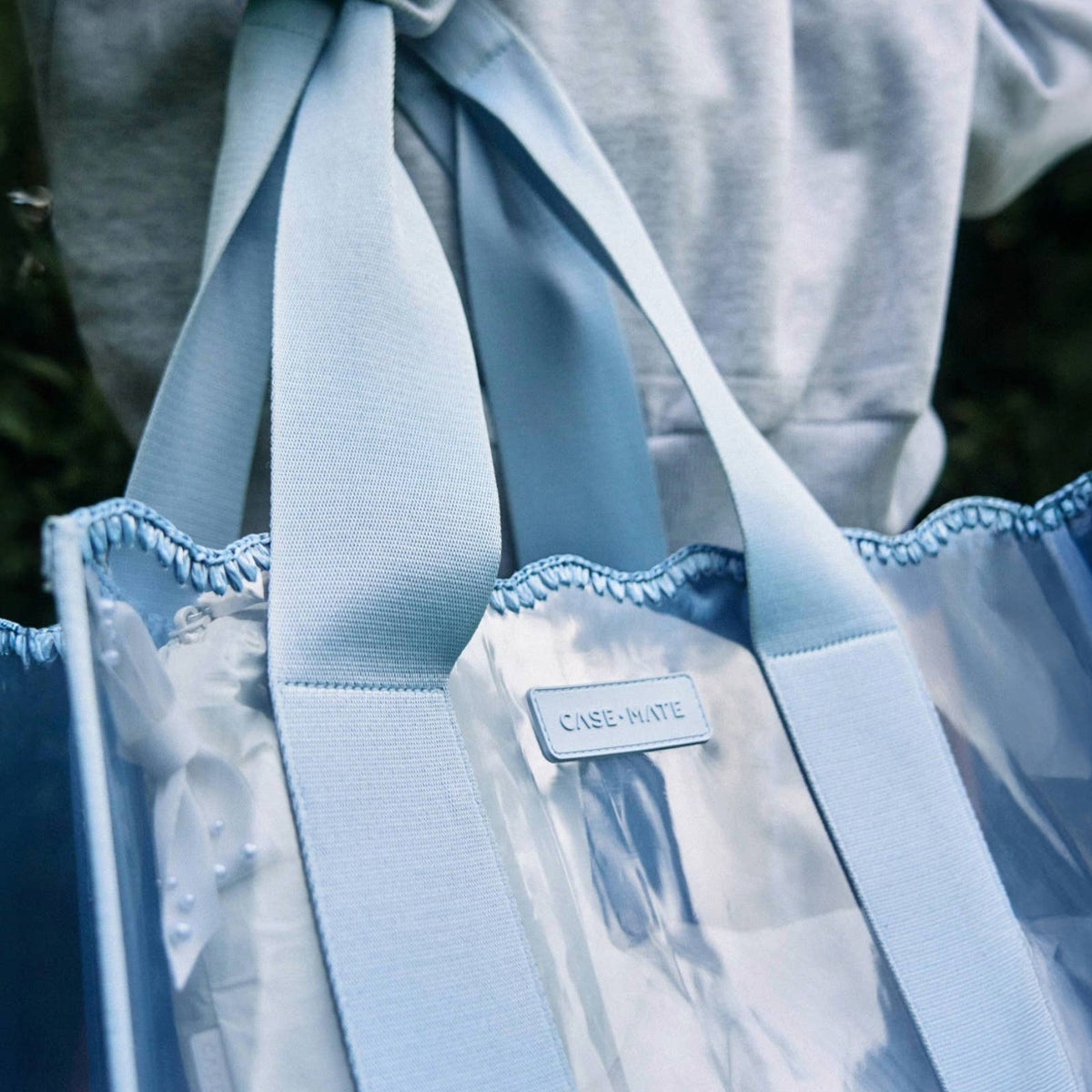 Case-Mate Carolina Blue Crochet Wave Jelly Tote Bag - The Preppy Bunny