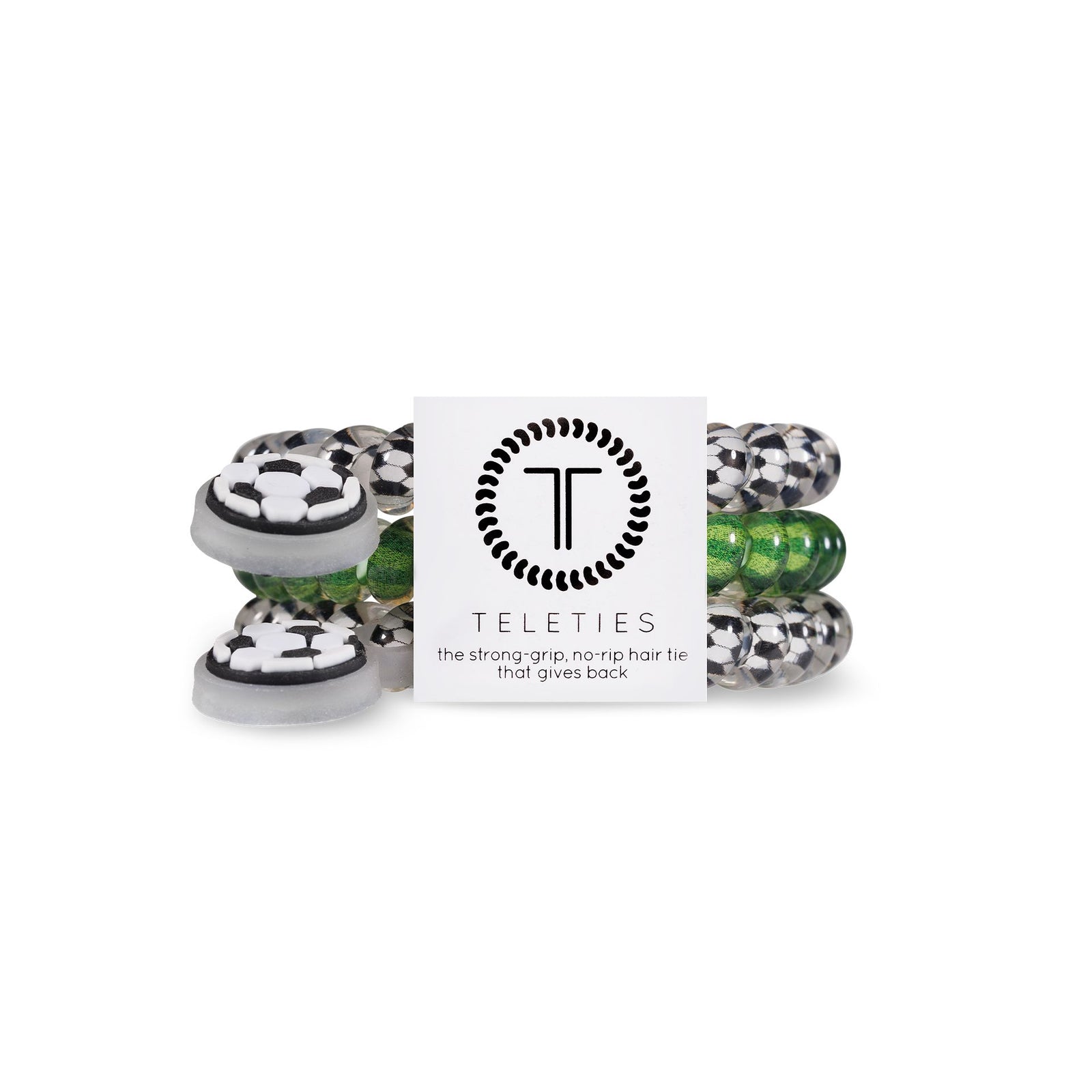 Spiral Hair Coils | Small | Soccer Hair Ties - The Preppy Bunny