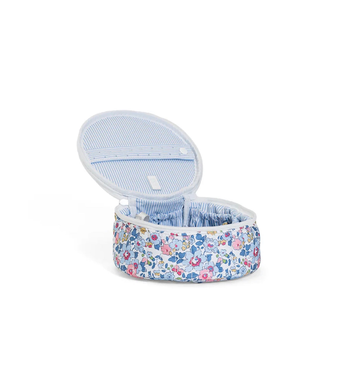 Quilted Jewelry Round in Bridgehampton Floral - The Preppy Bunny