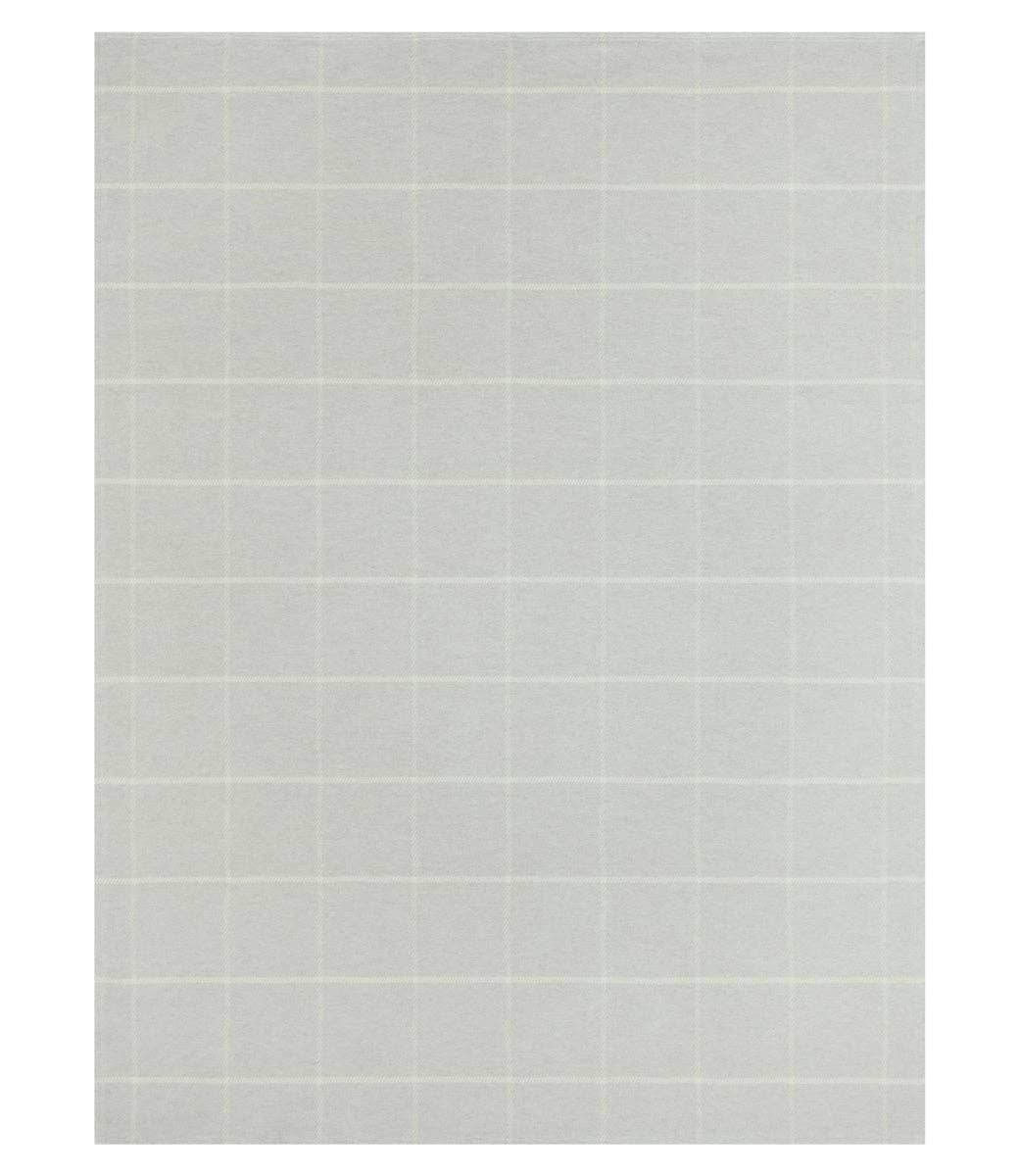 The Lightweight ChappyWrap Blanket - Windowpane Light Grey - The Preppy Bunny