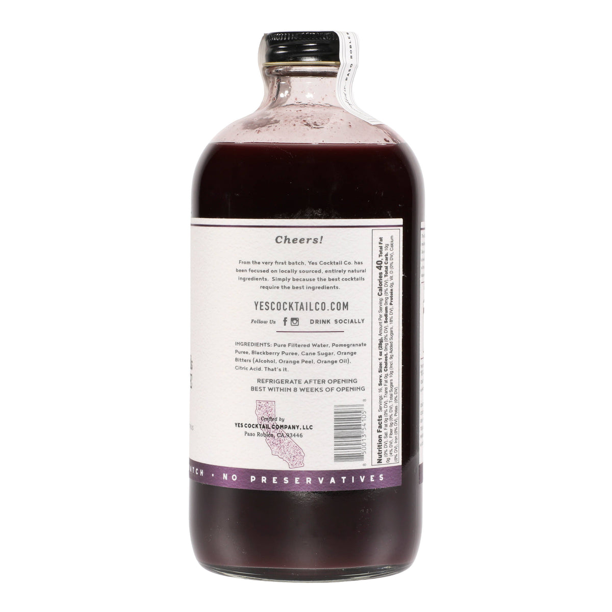 Blackberry Pomegranate Cocktail Mixer - The Preppy Bunny