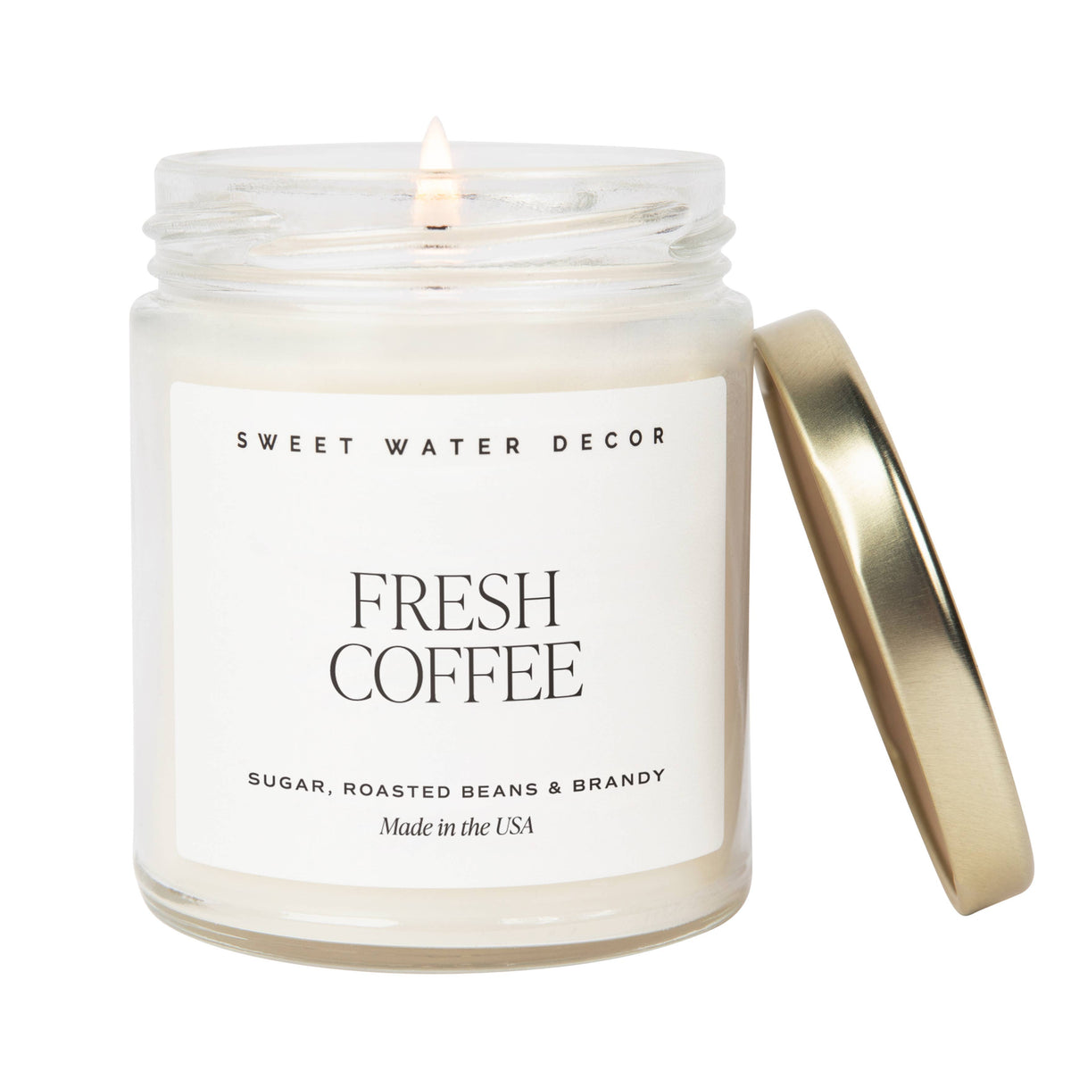 Fresh Coffee 9 oz Soy Candle - The Preppy Bunny