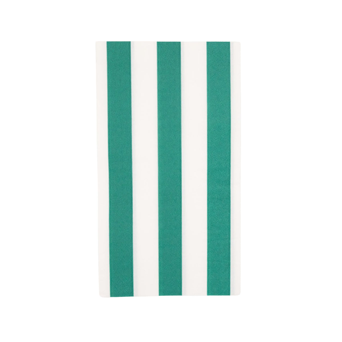 Emerald Green Cabana Stripe Paper Guest Towels