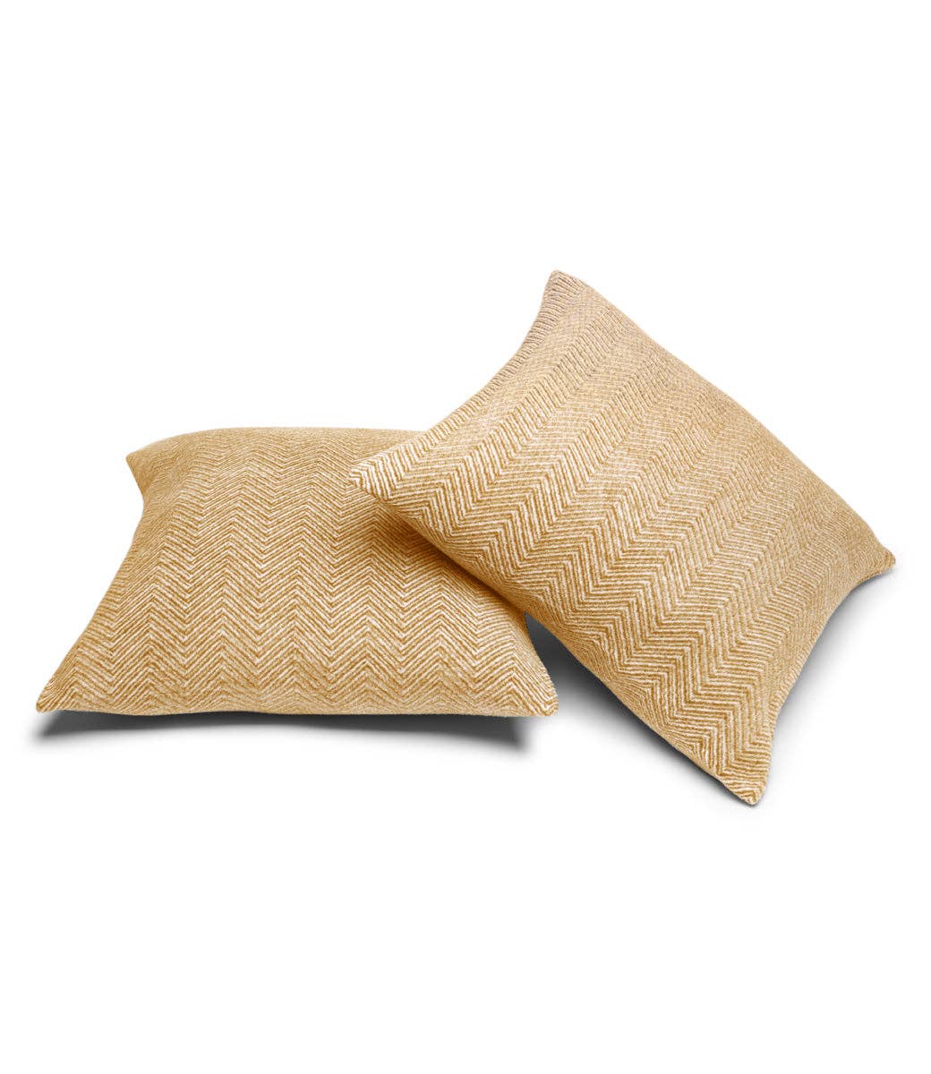 ChappyWrap Herringbone Hazelnut Pillow Covers - The Preppy Bunny