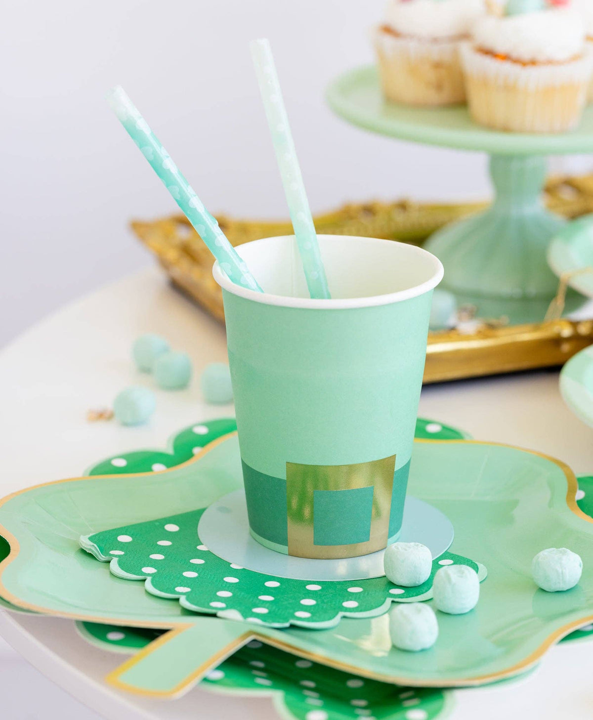 Green Color Changing Reusable Straws