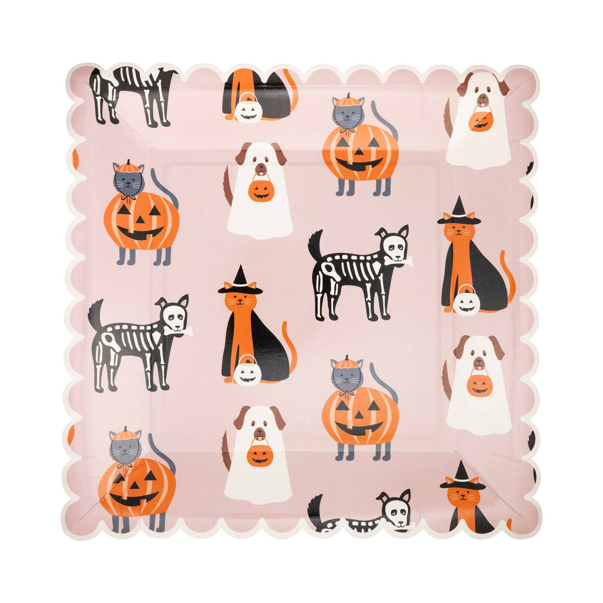 Costume Pets Paper Plates