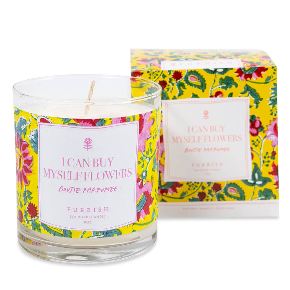 Can Buy Myself Flowers Candle - The Preppy Bunny