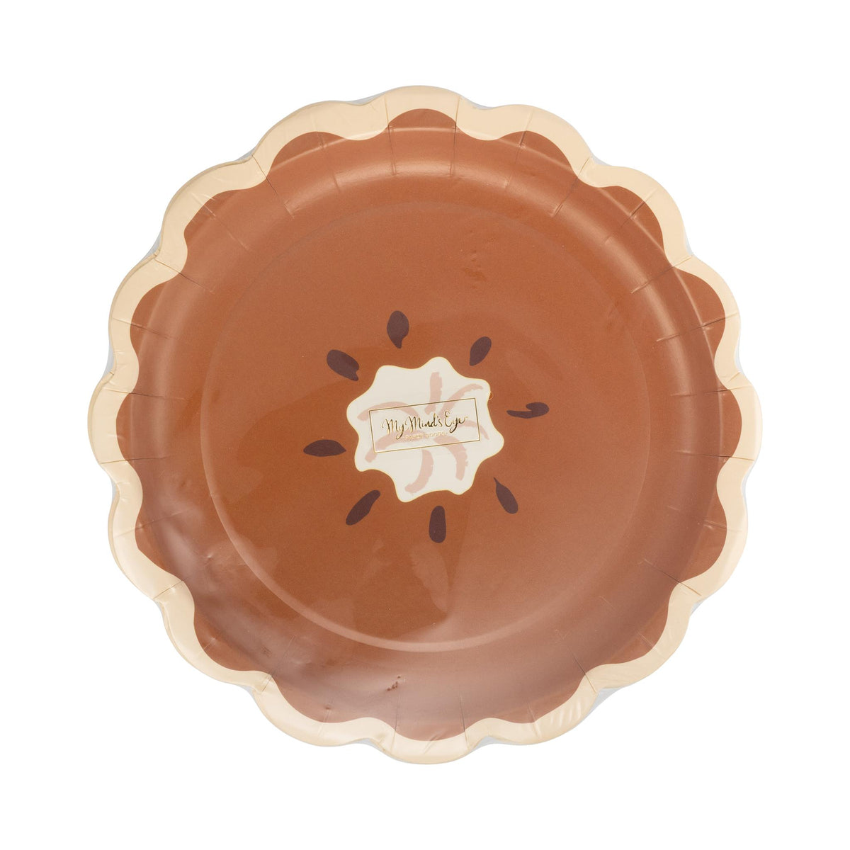 Pumpkin Pie Paper Plates