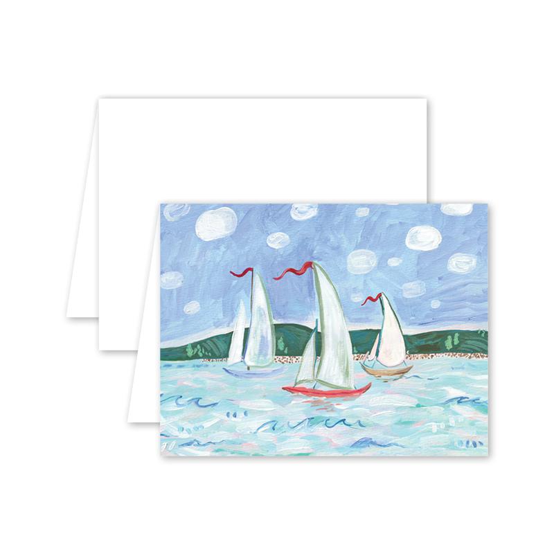 Beyond the Sea Greeting Card - The Preppy Bunny