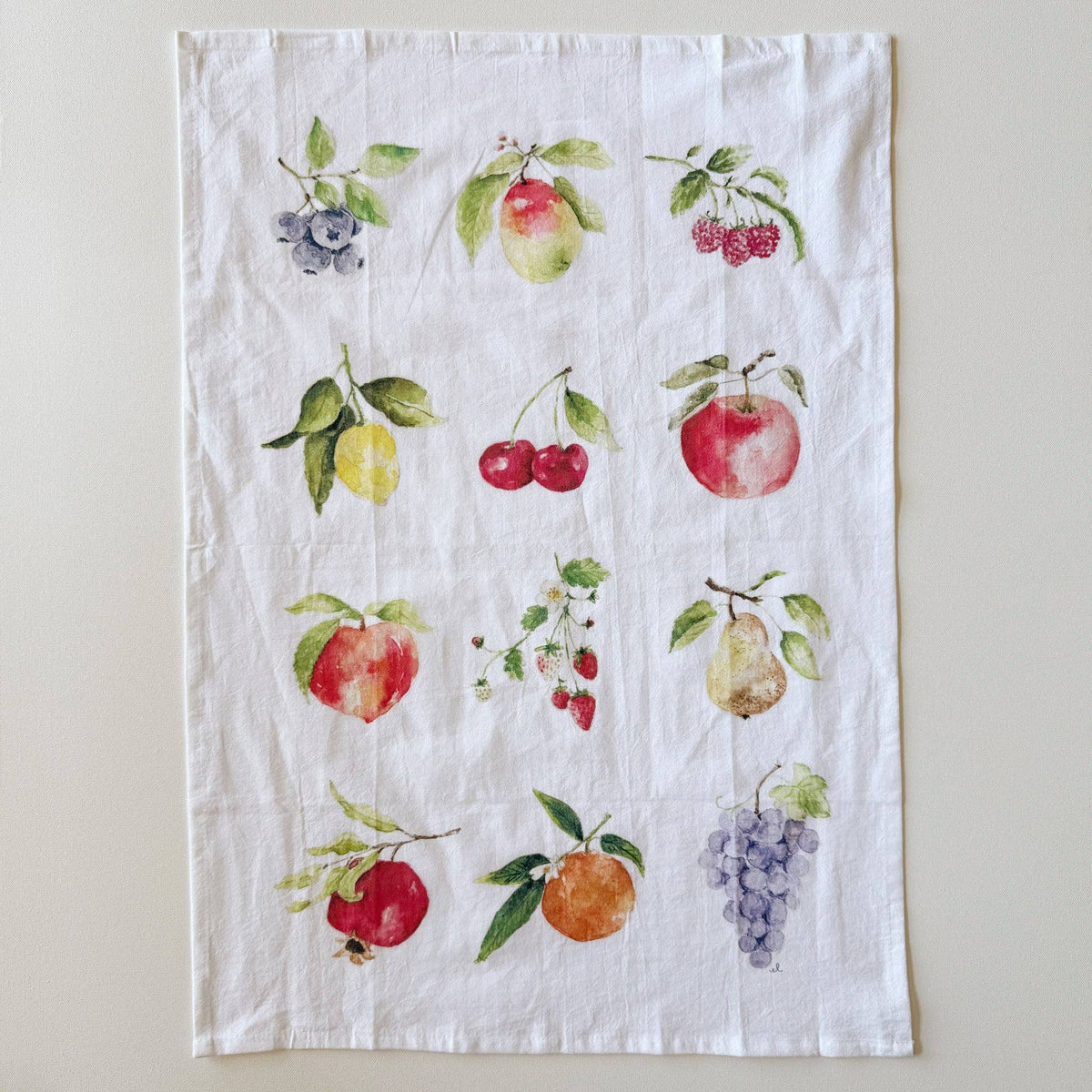 Fruit Tea Towel - The Preppy Bunny