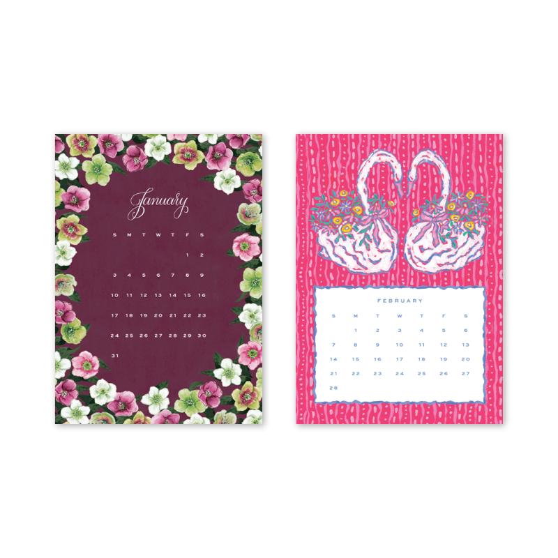 2027 Desktop Calendar by Dogwood Hill