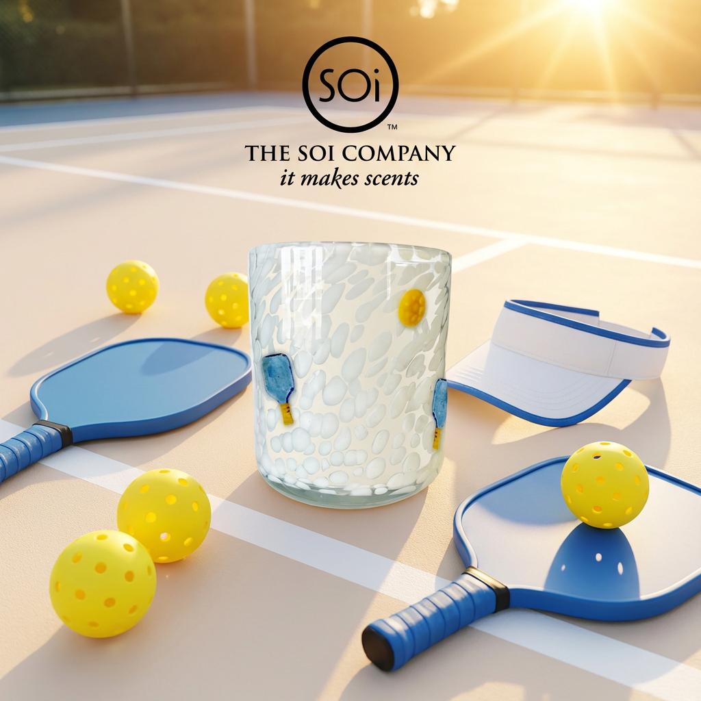 Match Point (Pickleball) Icon 12oz Candle - The Preppy Bunny