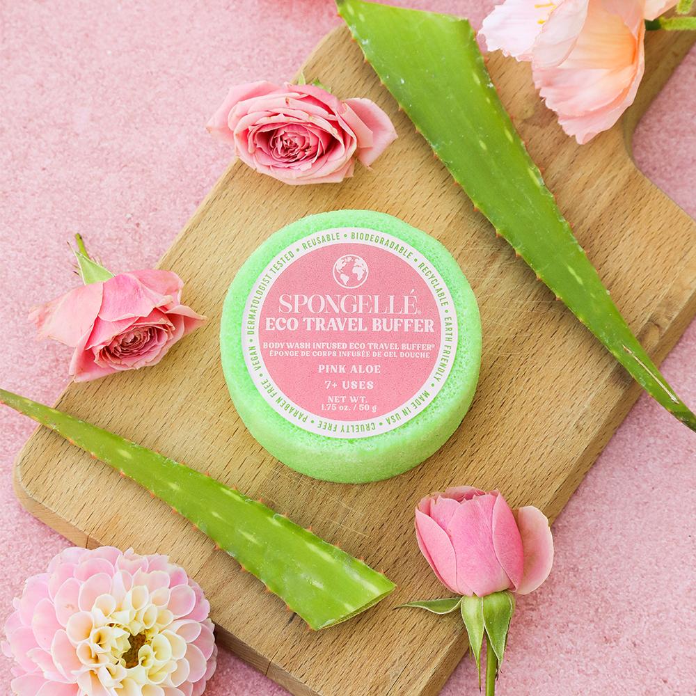 Pink Aloe Eco Travel Buffer