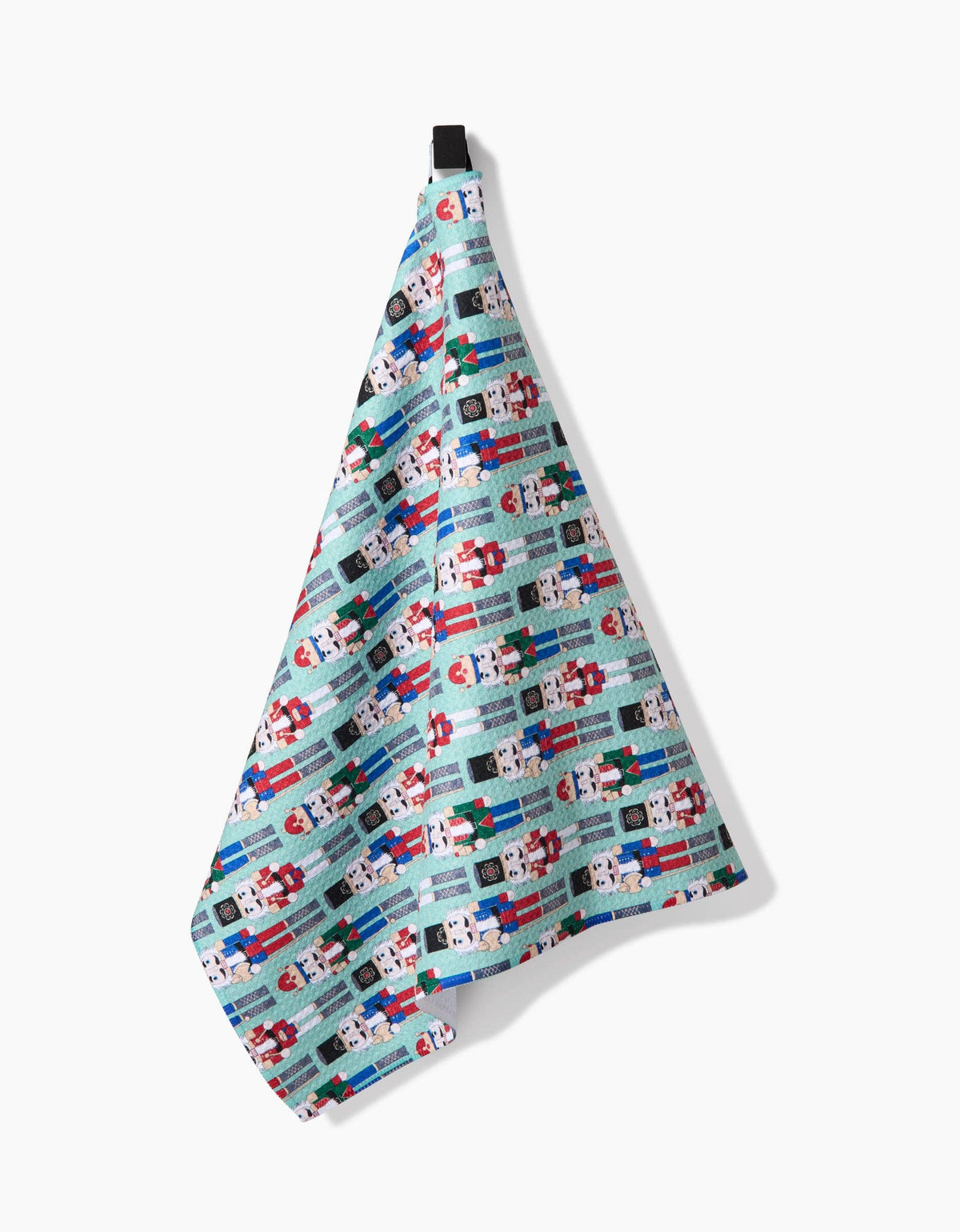 Nuts Cracking Tea Towel by Geometry - The Preppy Bunny