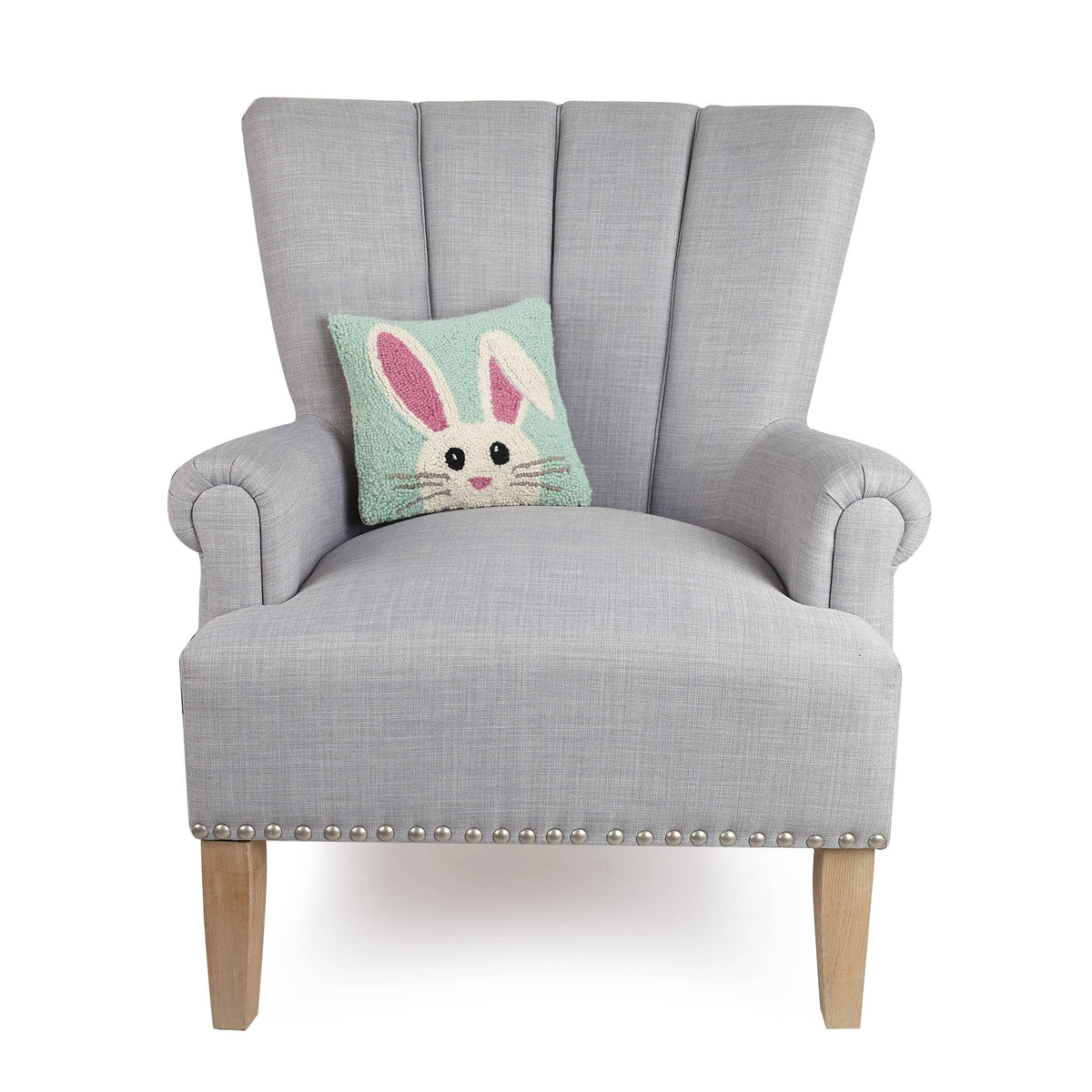 Hello Easter Bunny Hook Pillow - The Preppy Bunny