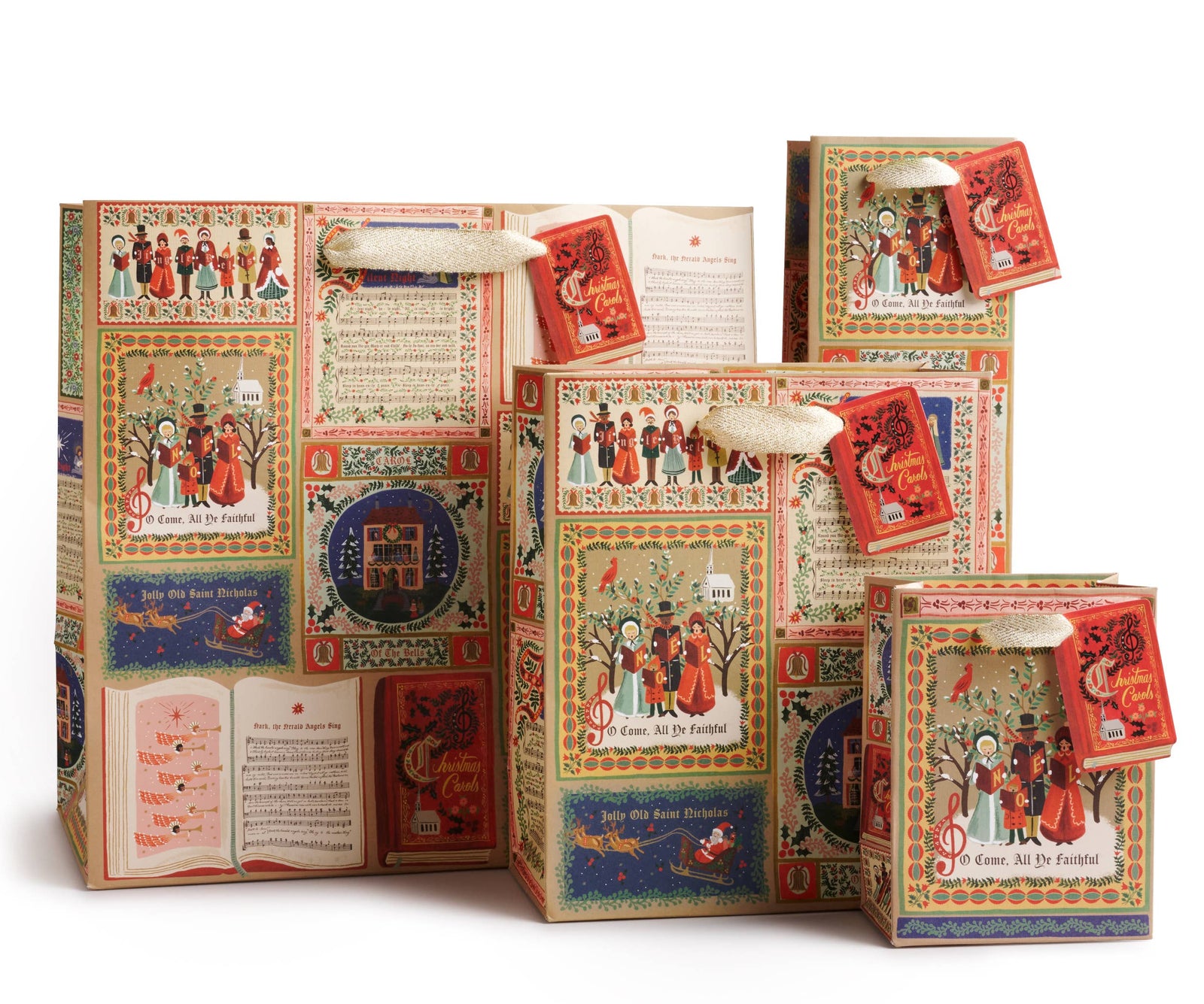 Christmas Carols Gift Bag - The Preppy Bunny