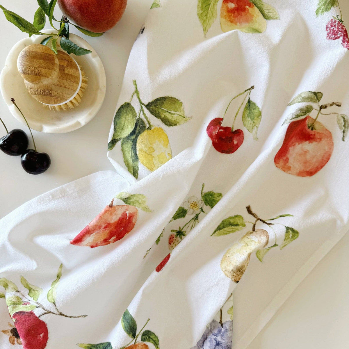 Fruit Tea Towel - The Preppy Bunny