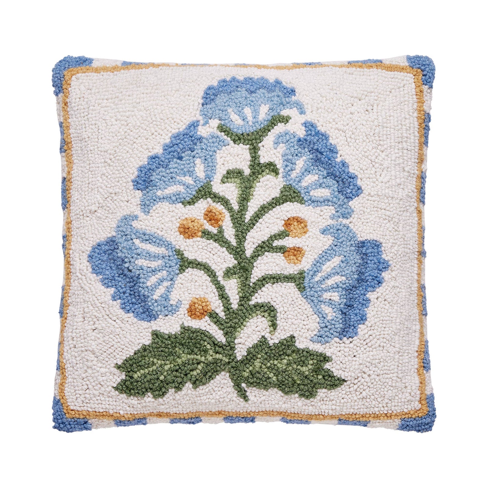 Mughal Flower Hook Pillow - The Preppy Bunny