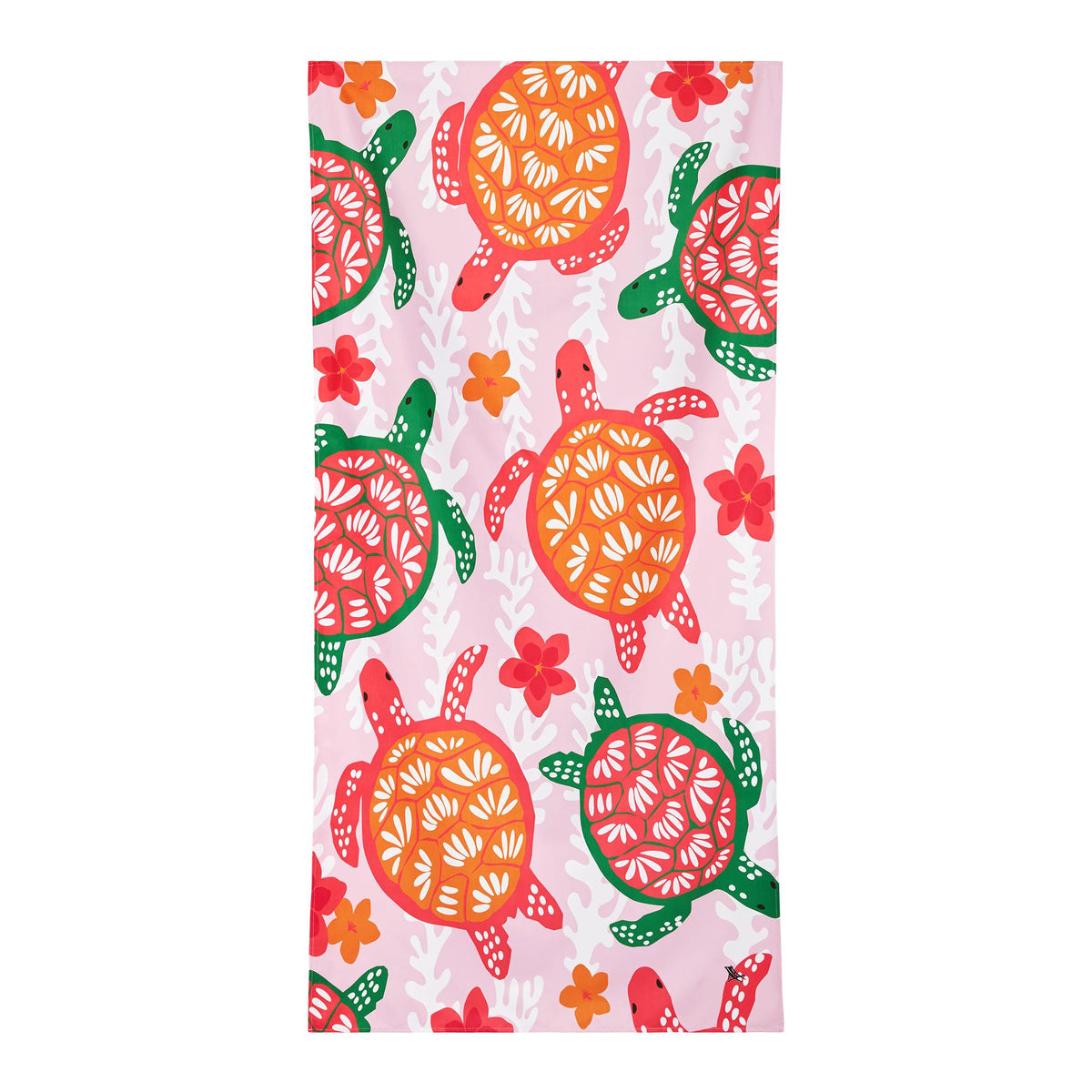 Turtley Tropical Dock &amp; Bay Kids Beach Towel