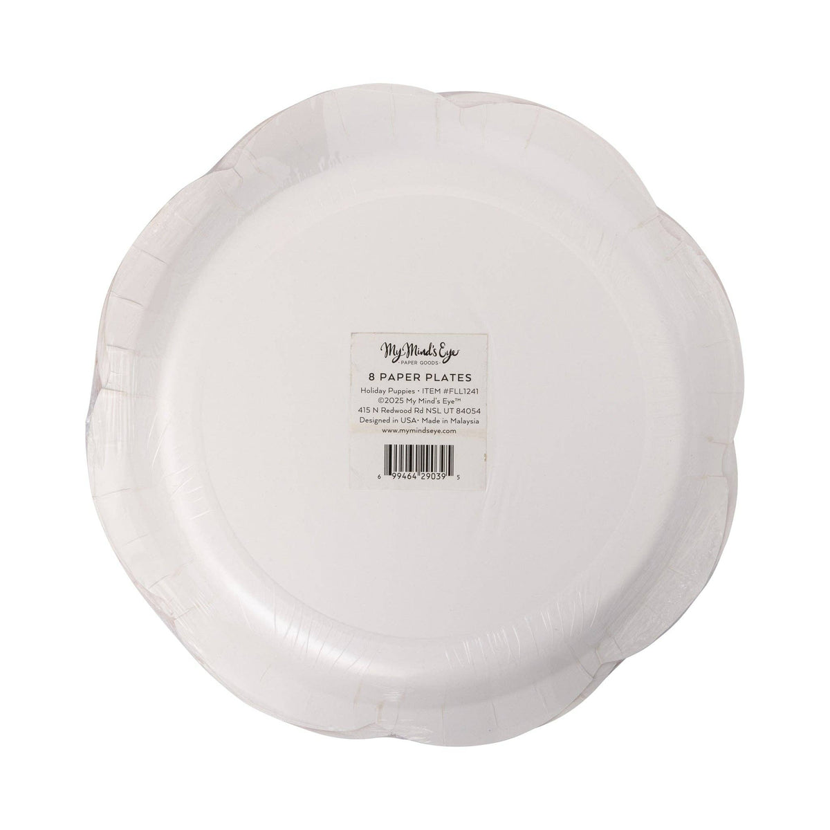 Puppies Pattern Paper Plates - The Preppy Bunny