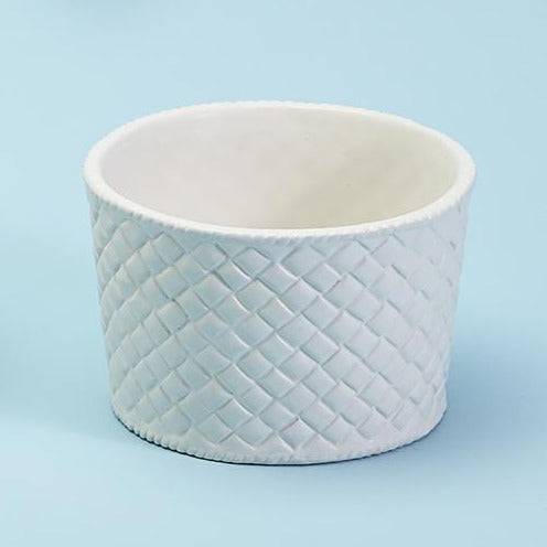 16 oz. Deli Container Holder Assorted 3 Basket weave Patterns - The Preppy Bunny