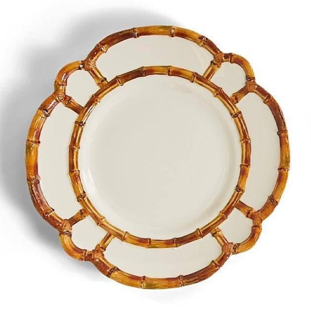 Bamboo Melamine Dinner Plate - The Preppy Bunny