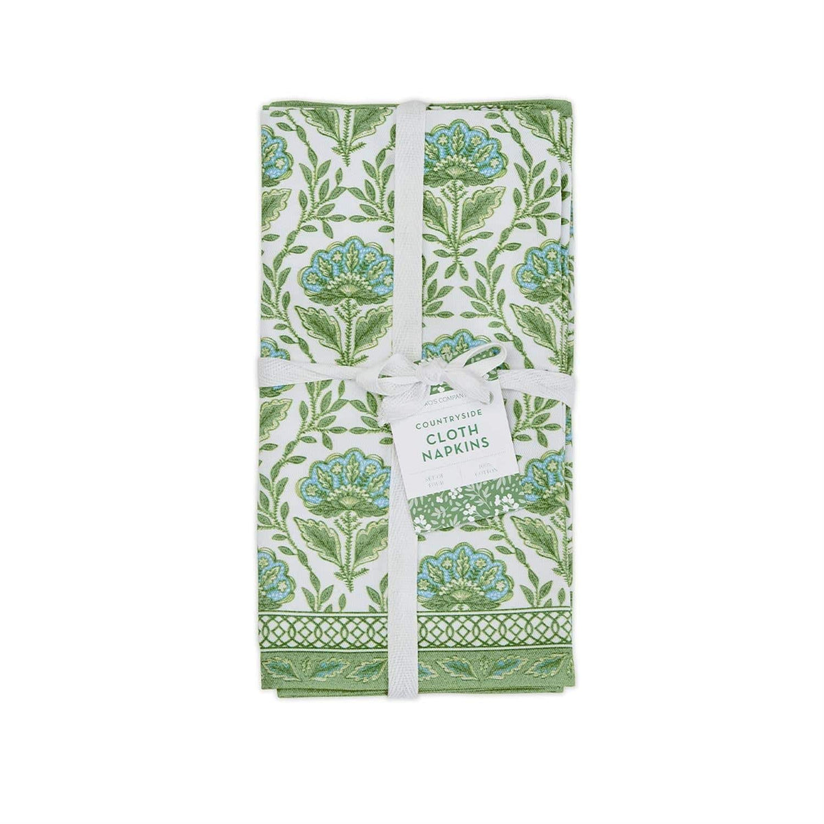 Countryside Set of 4 Floral Pattern Napkins - The Preppy Bunny