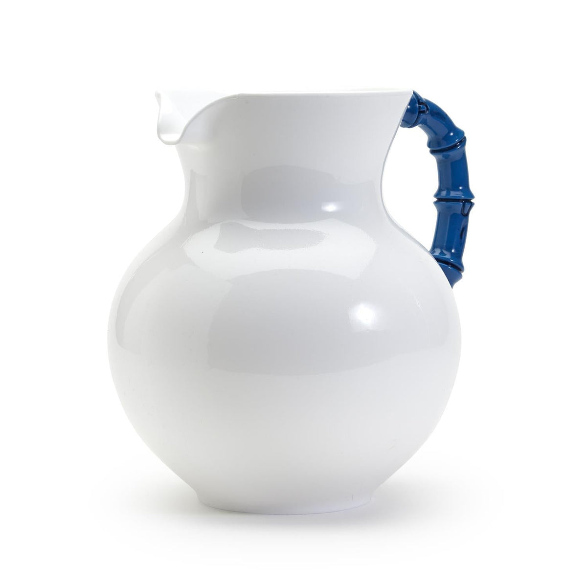 Blue Bamboo Pitcher - The Preppy Bunny