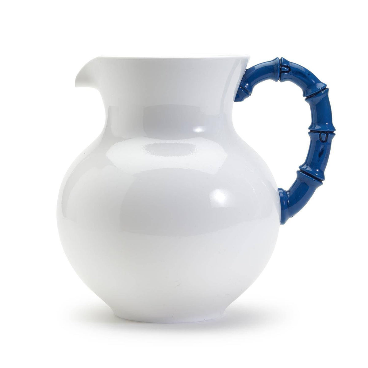 Blue Bamboo Pitcher - The Preppy Bunny