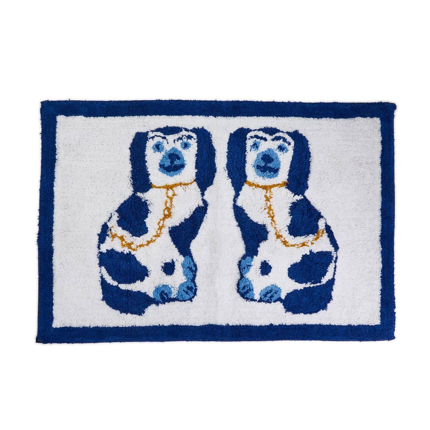 Staffordshire Dog Rug - The Preppy Bunny