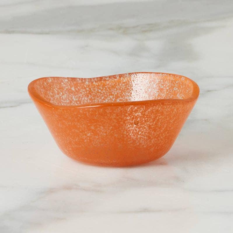 Glass Dipping Bowl in Orange - The Preppy Bunny