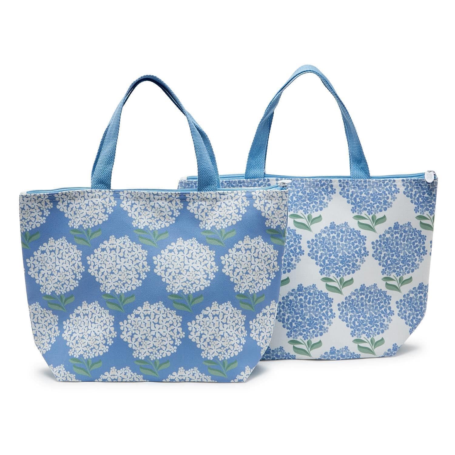 Hydrangea Thermal Lunch Tote - The Preppy Bunny