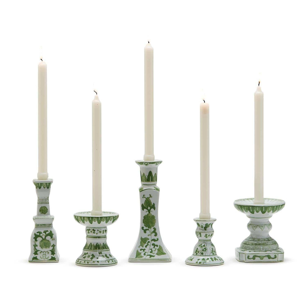 Countryside Green Candle Holders - Sold Individually - The Preppy Bunny