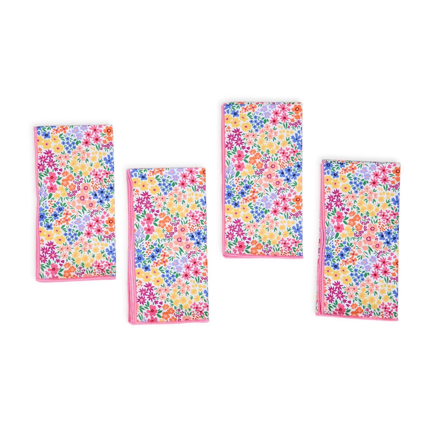 Blooms Floral Dinner Napkin - set of 4 - The Preppy Bunny