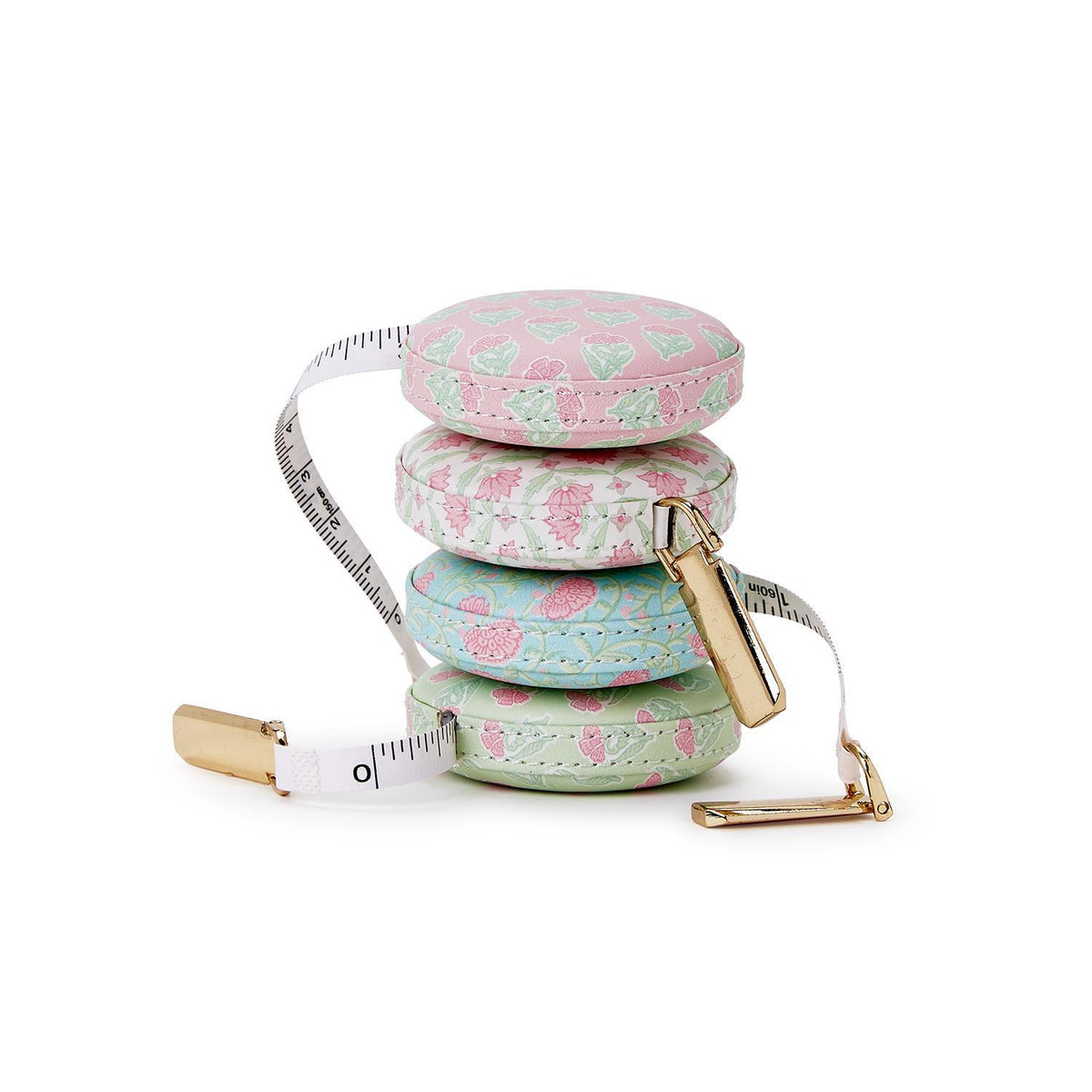 Floral Block Print Measuring Tape - The Preppy Bunny