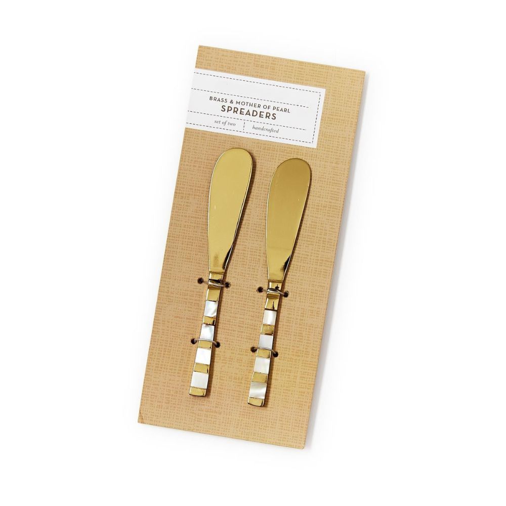 Set of 2 Mother of Pearl Spreader