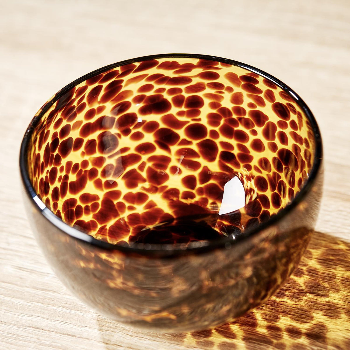 Tortoise Glass Tidbit Bowl