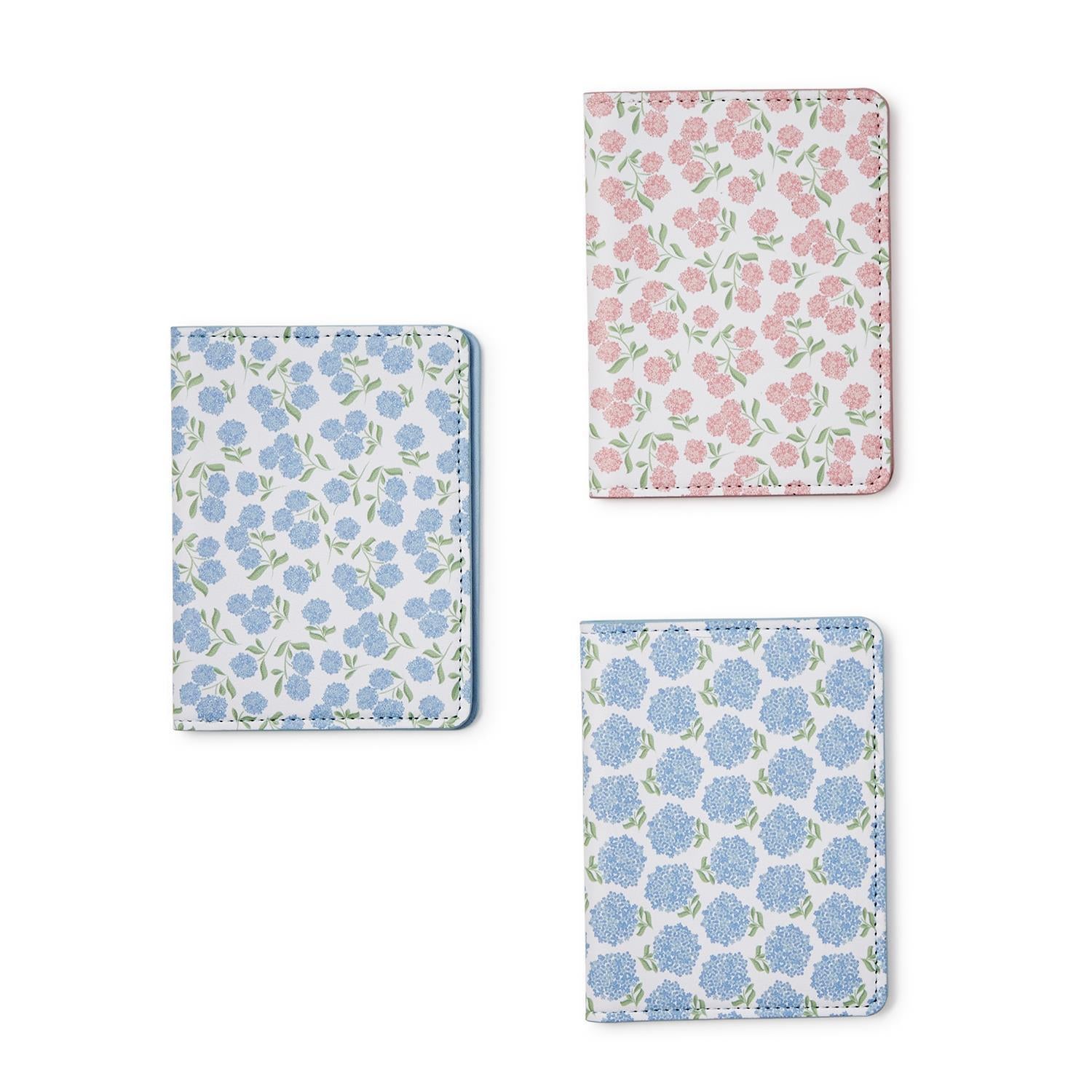 Hydrangea Print Passport Holder - The Preppy Bunny