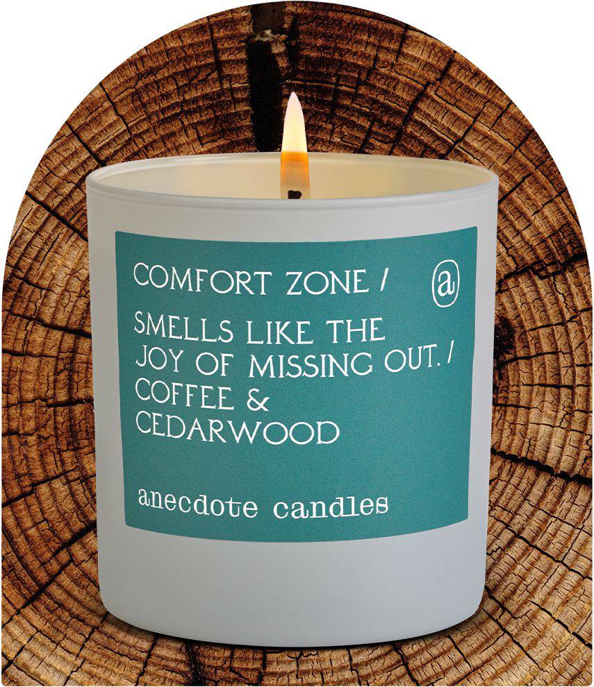 Comfort Zone (Coffee &amp; Cedarwood) Candle: 9 oz boxed tumbler - The Preppy Bunny