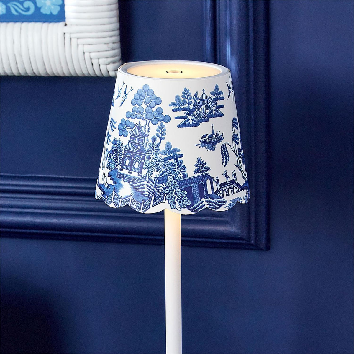Chinoiserie Paper Lampshade Cover