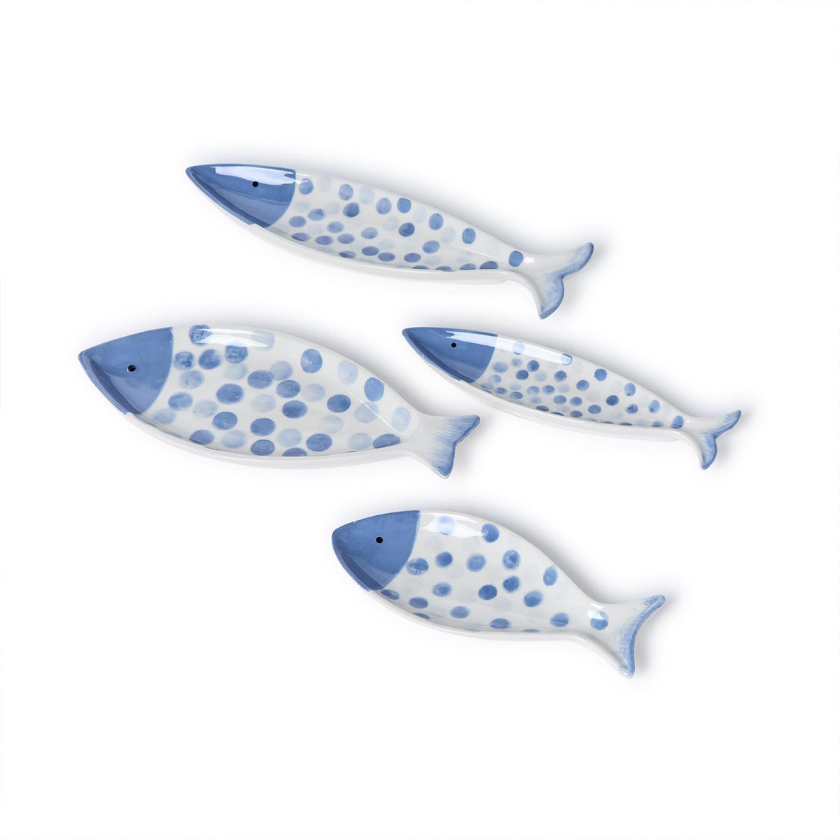 Water Blue Dot Fish Tid Bit / Trinket Tray