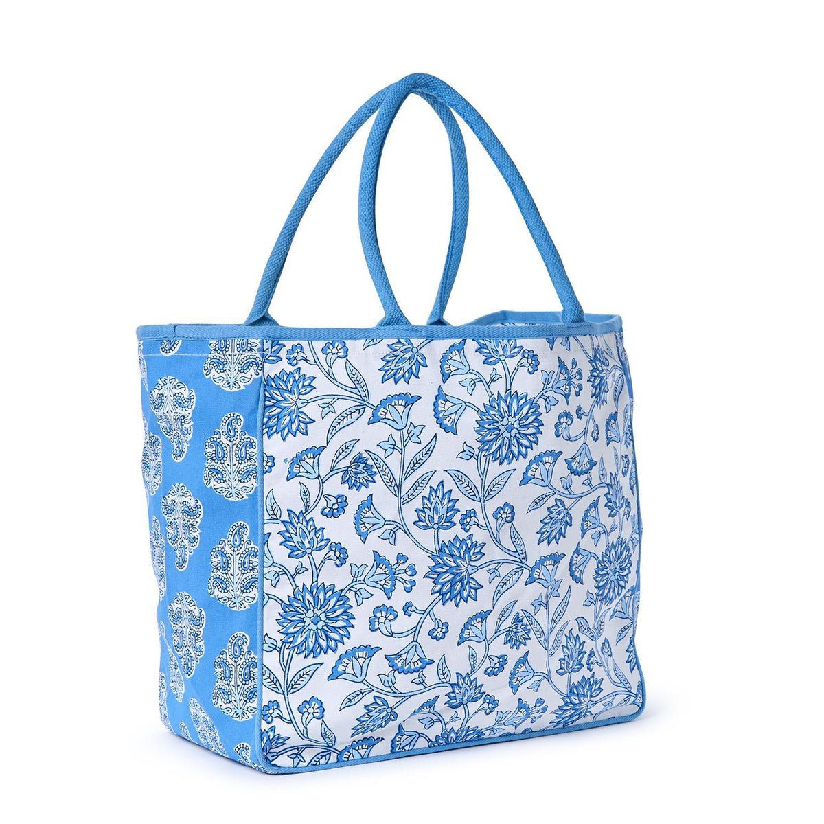 Block Printed Tote Bag - 3 Patterns Available